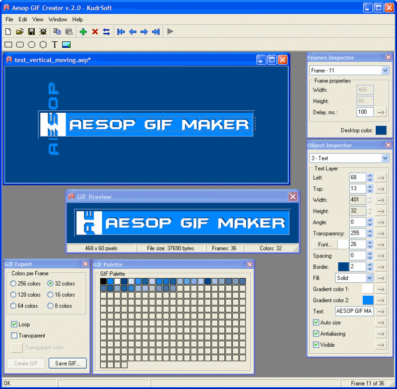 Aesop GIF Creator Screenshot